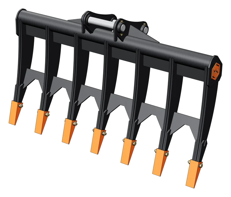 Enleirador para escavadeira MK Engenharia