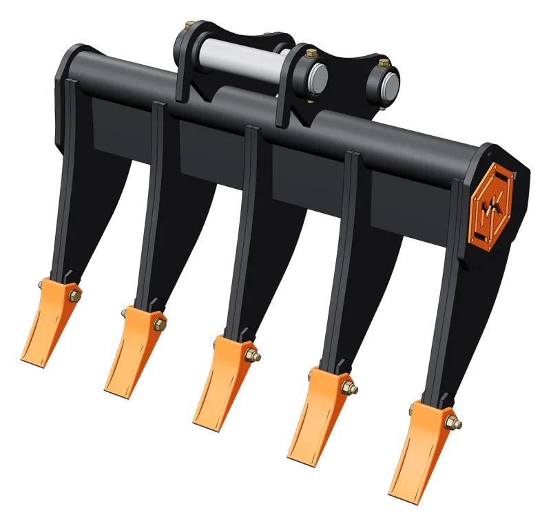 Enleirador para mini escavadeira MK Engenharia