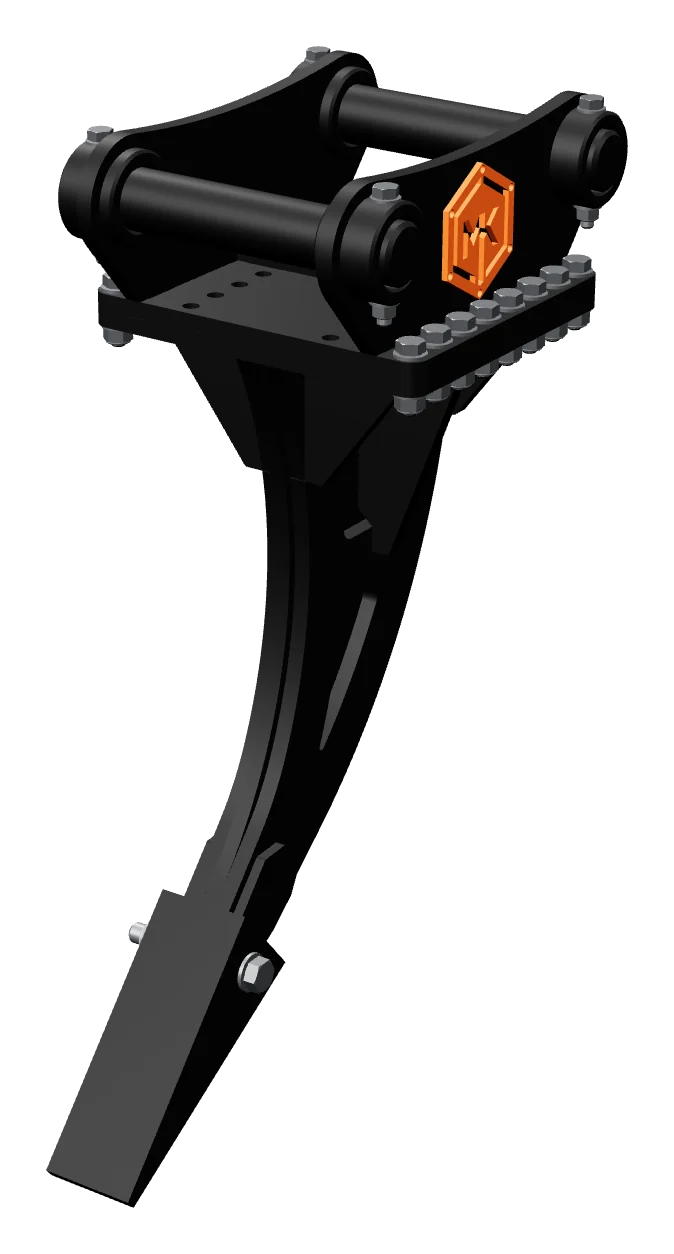 Ripper (escarificador) para escavadeira e mini escavadeira MK Engenharia
